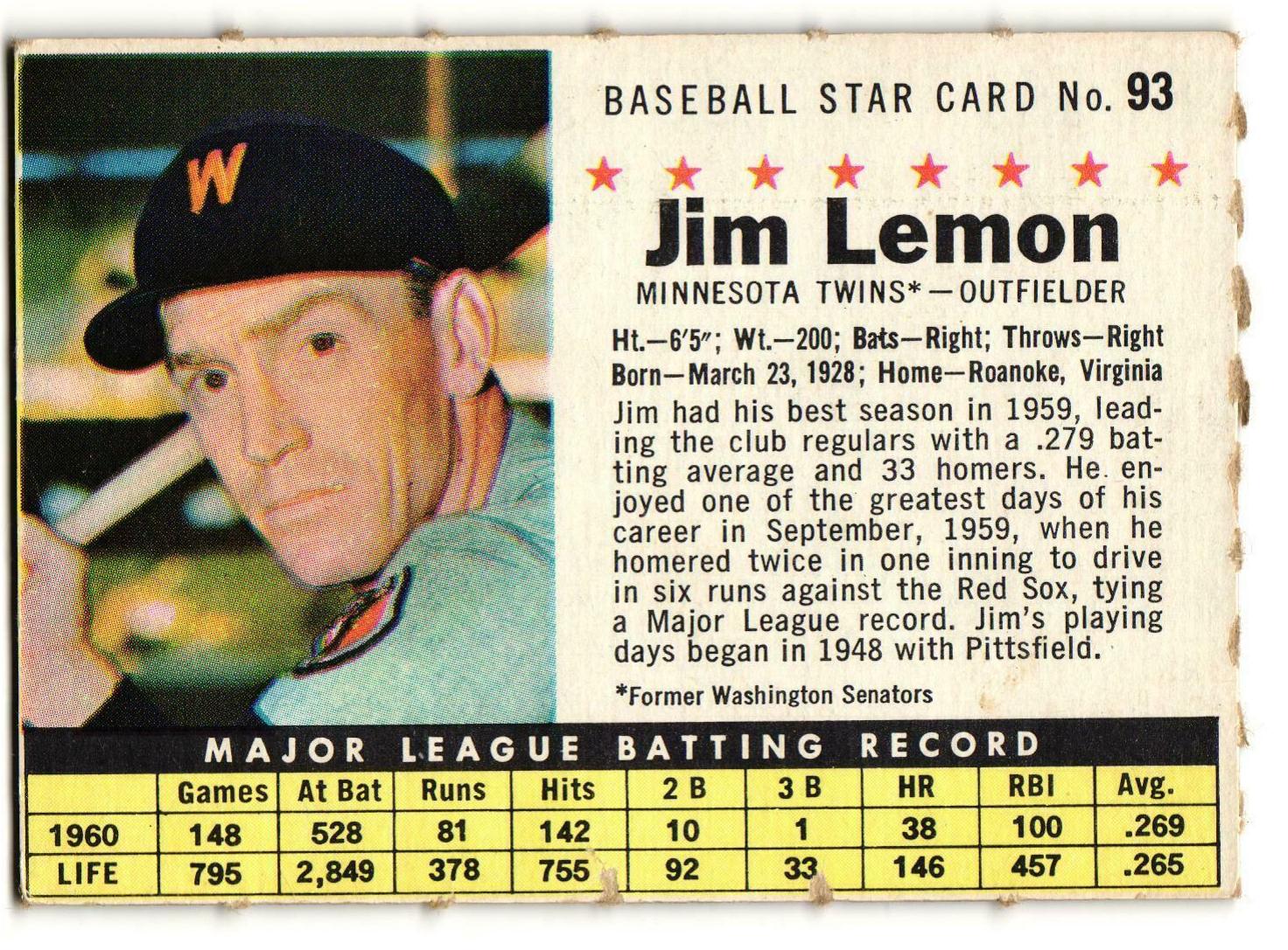 Jim Lemon [Perforated] #93