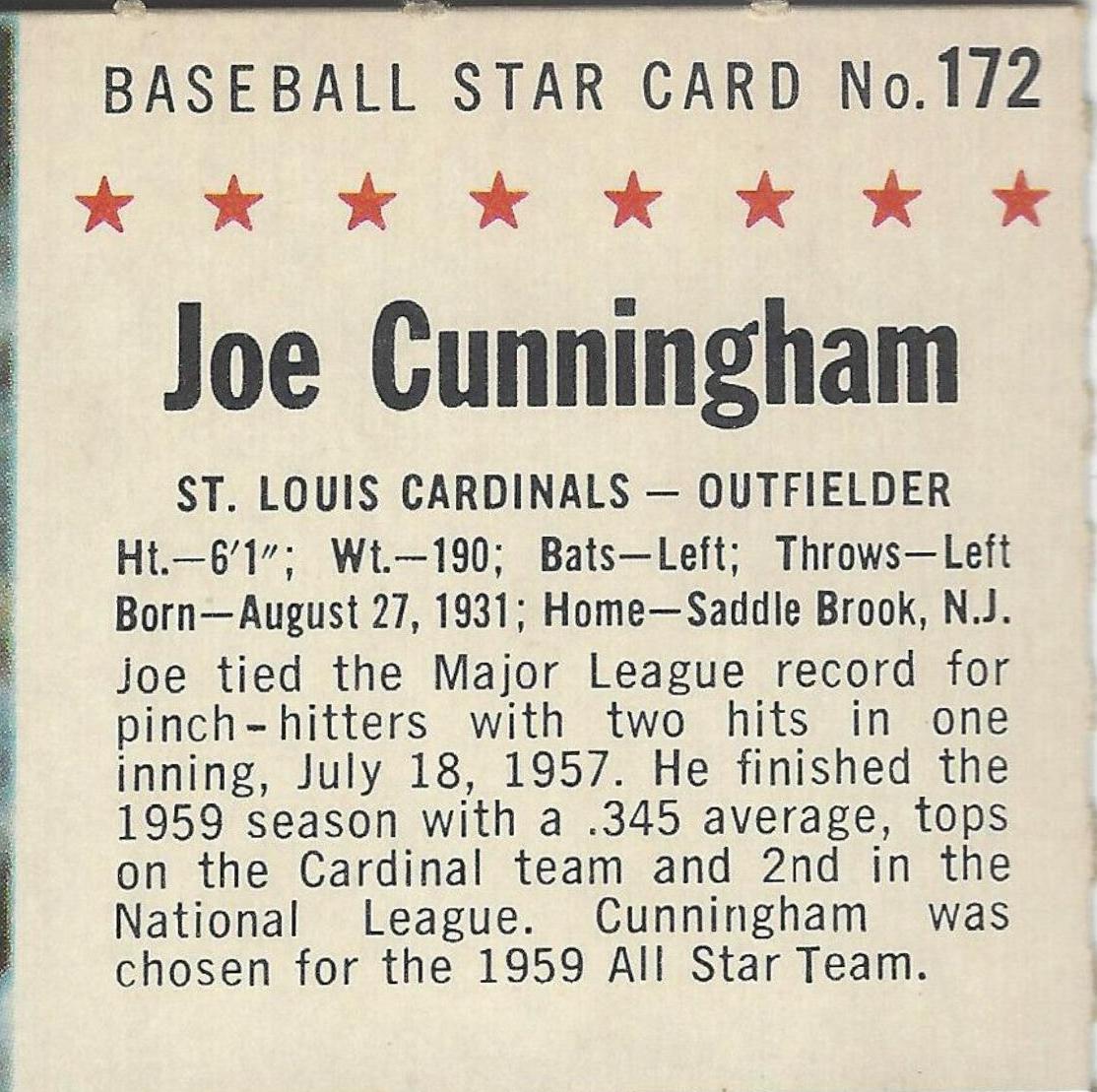 Joe Cunningham [Perforated] #172
