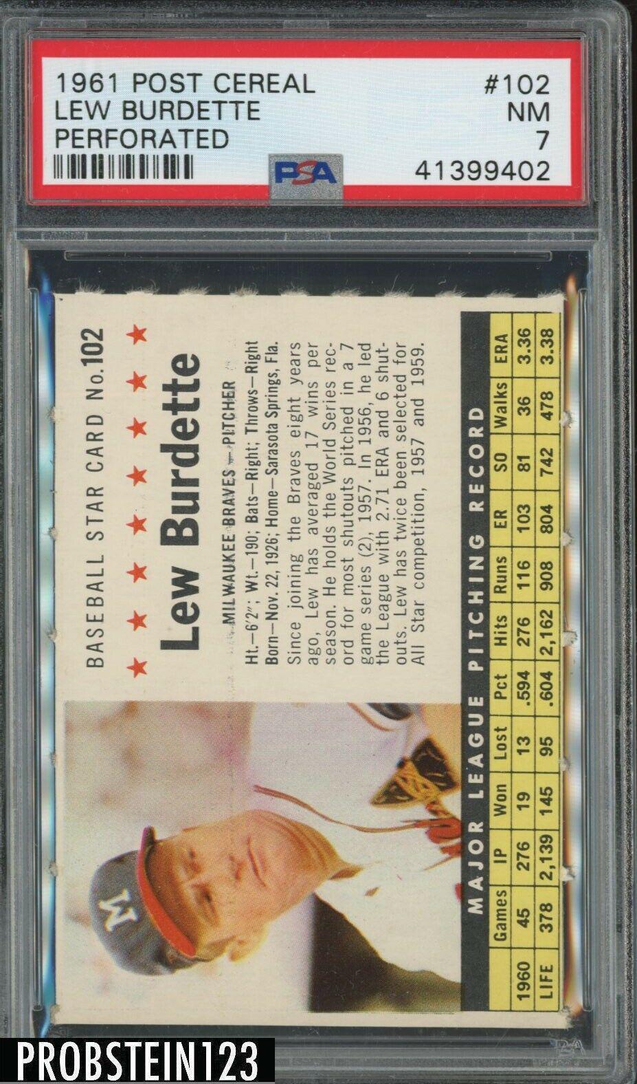 Lew Burdette [Perforated] #102