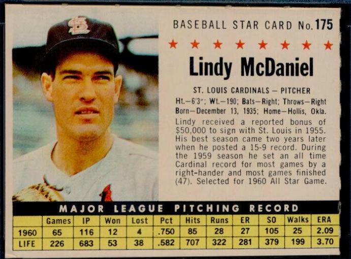 Lindy McDaniel [Perforated] #175