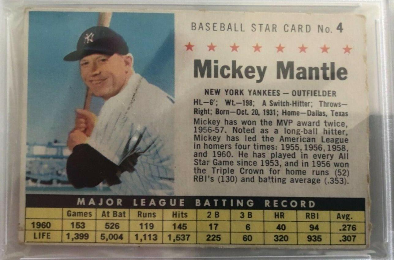 Mickey Mantle [Perforated] #4