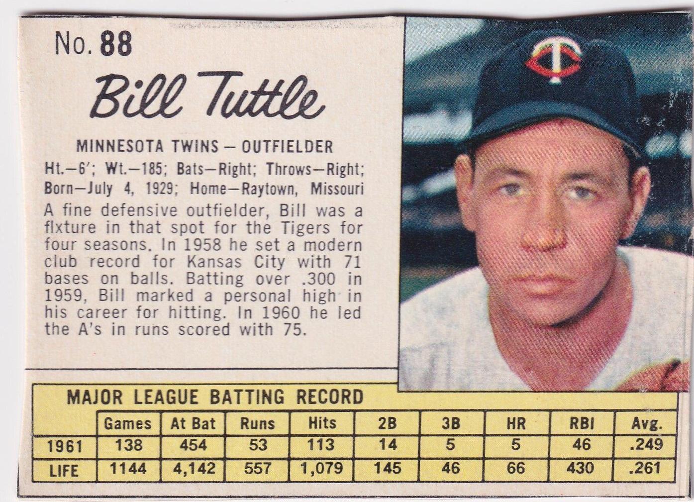 Bill Tuttle [Hand Cut] #88