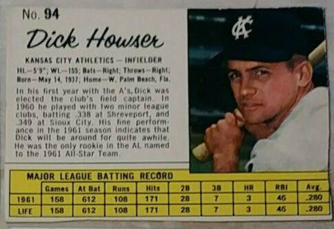 Dick Howser [Hand Cut] #94