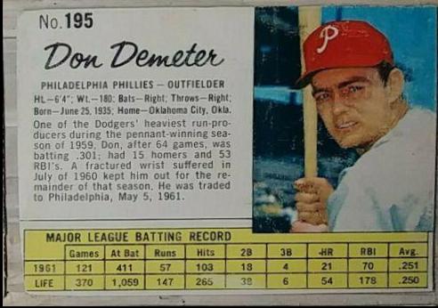 Don Demeter [Hand Cut] #195