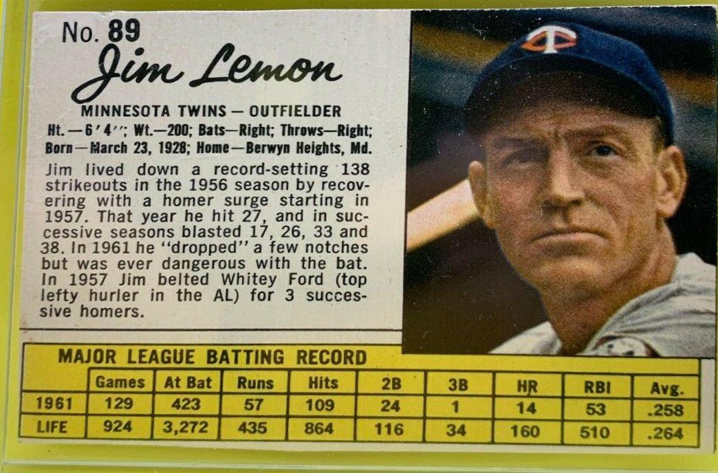 Jim Lemon [Hand Cut] #89
