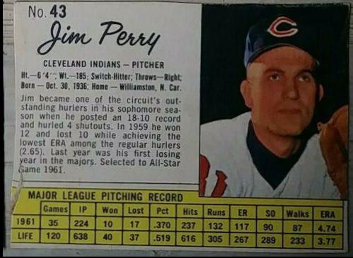 Jim Perry [Hand Cut] #43