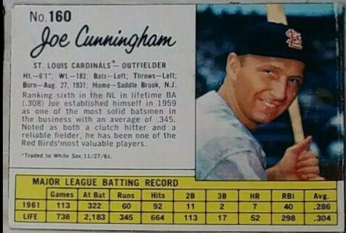 Joe Cunningham [Hand Cut] #160