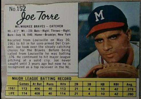 Joe Torre [Hand Cut] #152