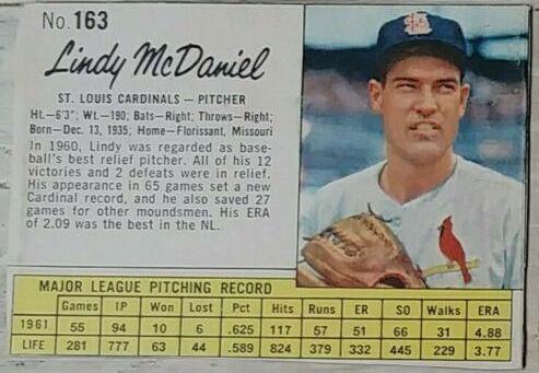 Lindy McDaniel [Hand Cut] #163