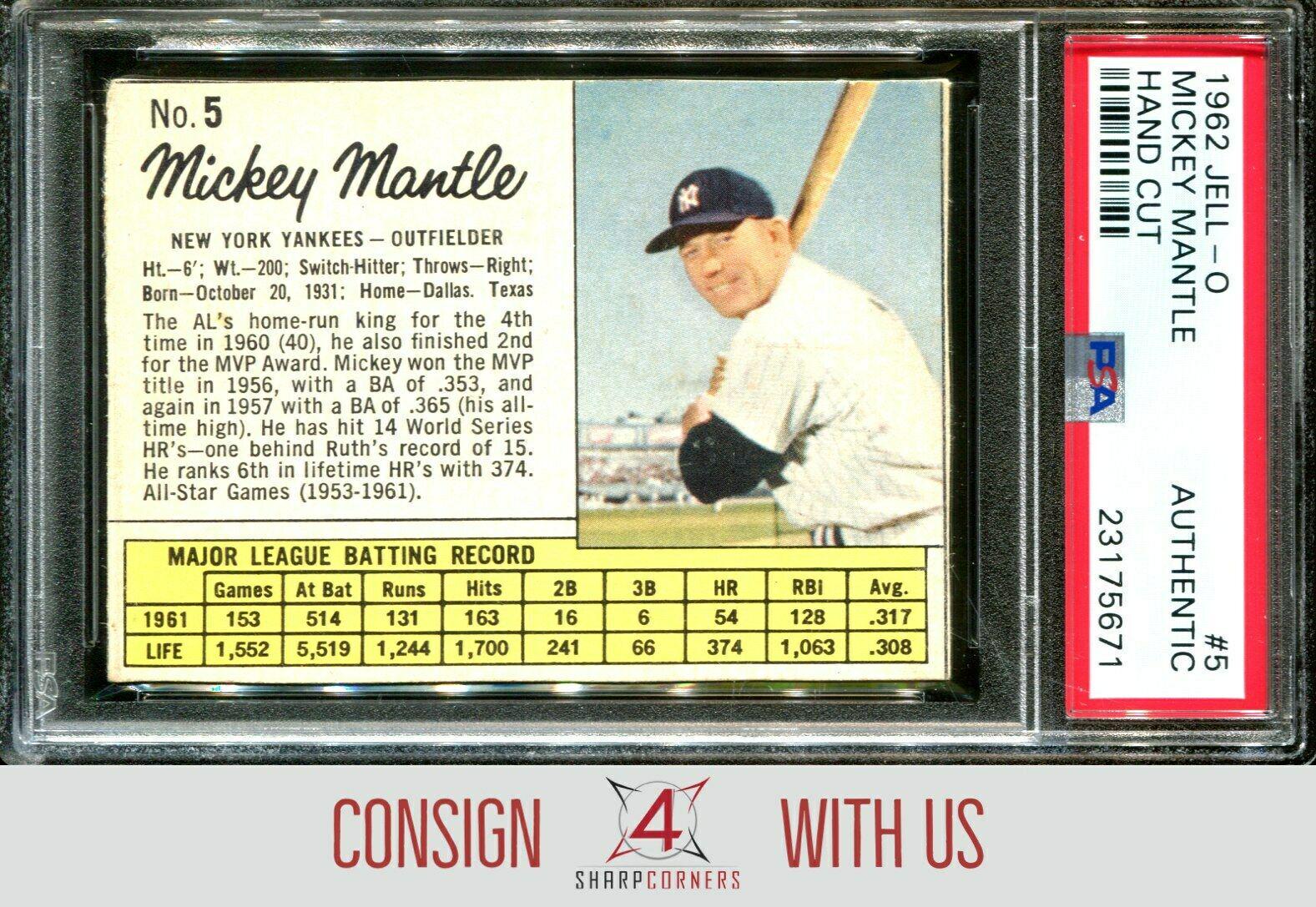 Mickey Mantle [Hand Cut] #5