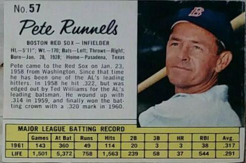 Pete Runnels [Hand Cut] #57