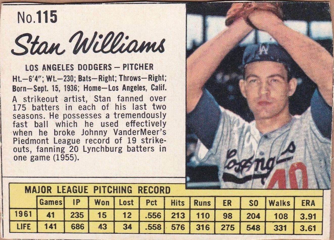 Stan Williams [Hand Cut] #115