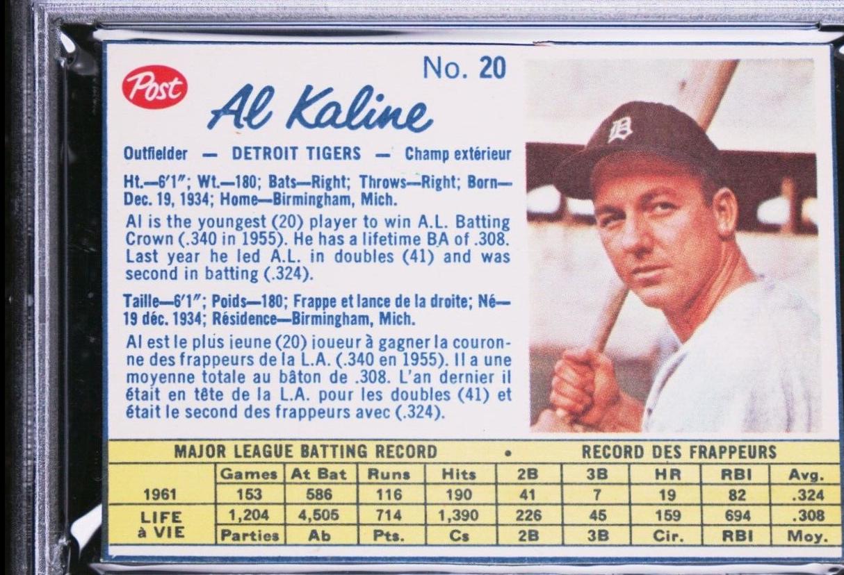 Al Kaline [Hand Cut] #20