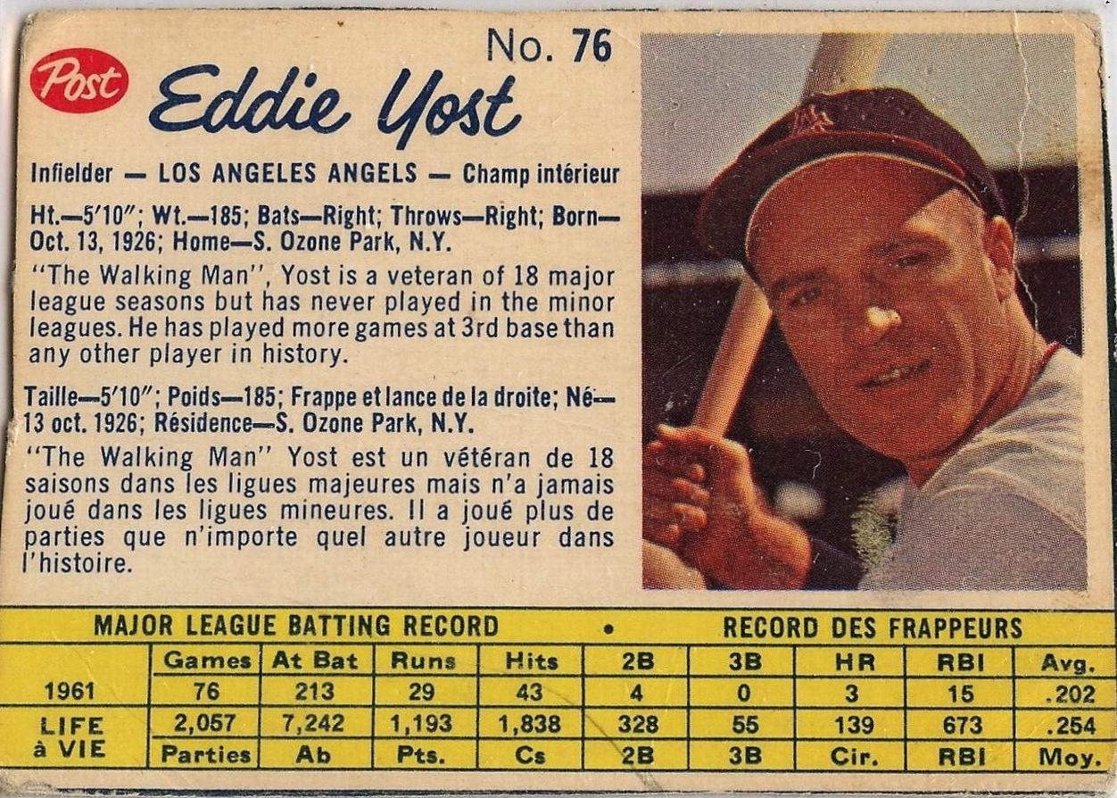 Eddie Yost [Hand Cut] #76