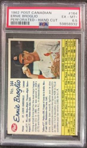 Ernie Broglio [Perforated Hand Cut] #164