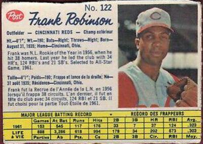 Frank Robinson [Perforated Hand Cut] #122