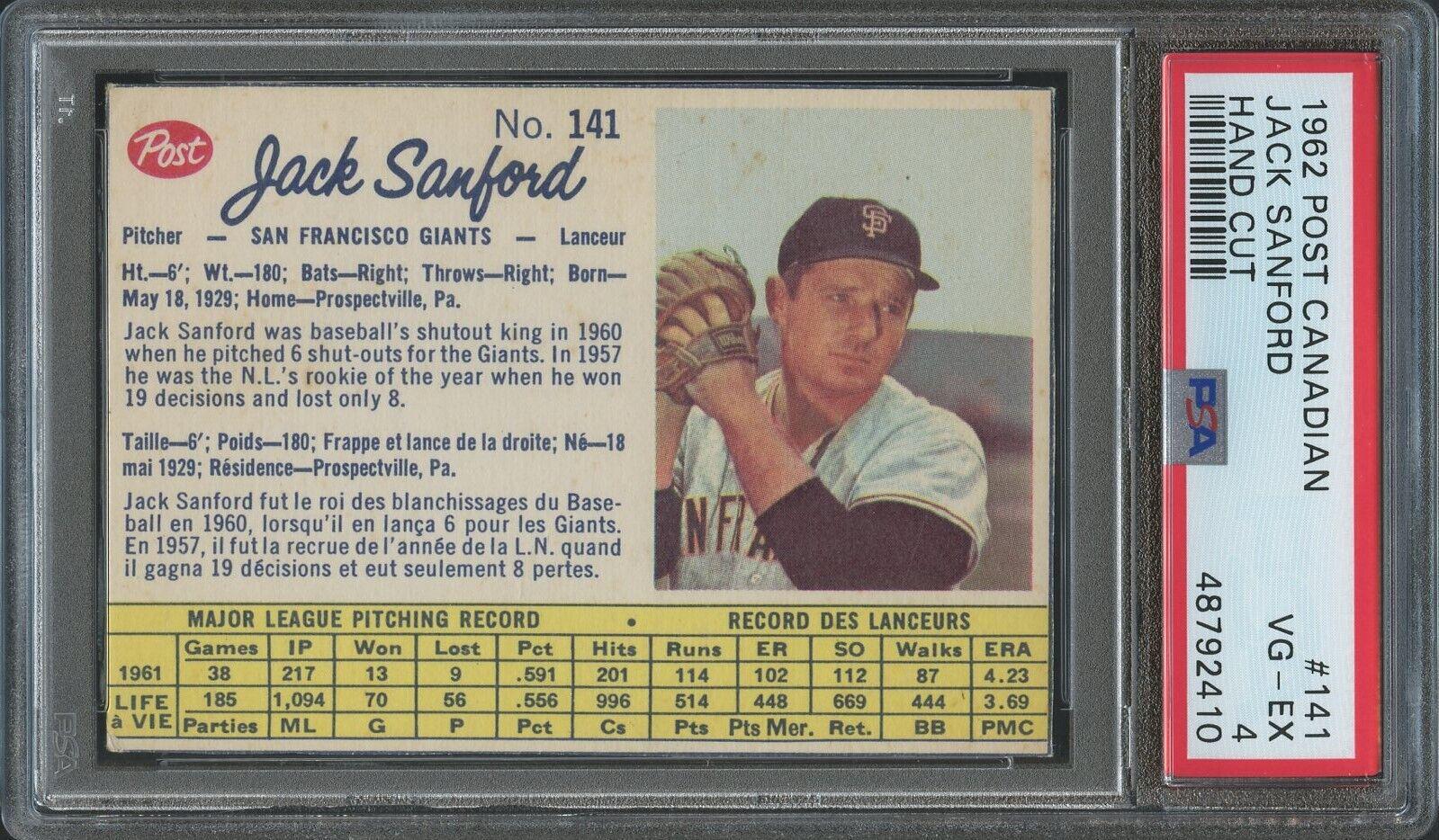 Jack Sanford [Hand Cut] #141
