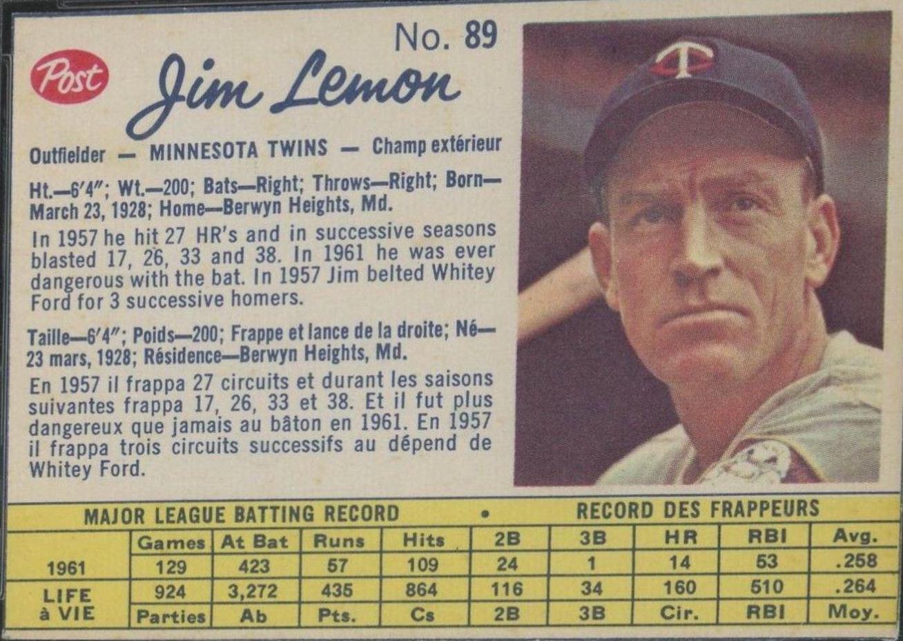 Jim Lemon [Hand Cut] #89
