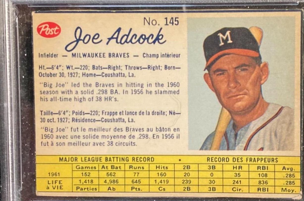 Joe Adcock [Hand Cut] #145