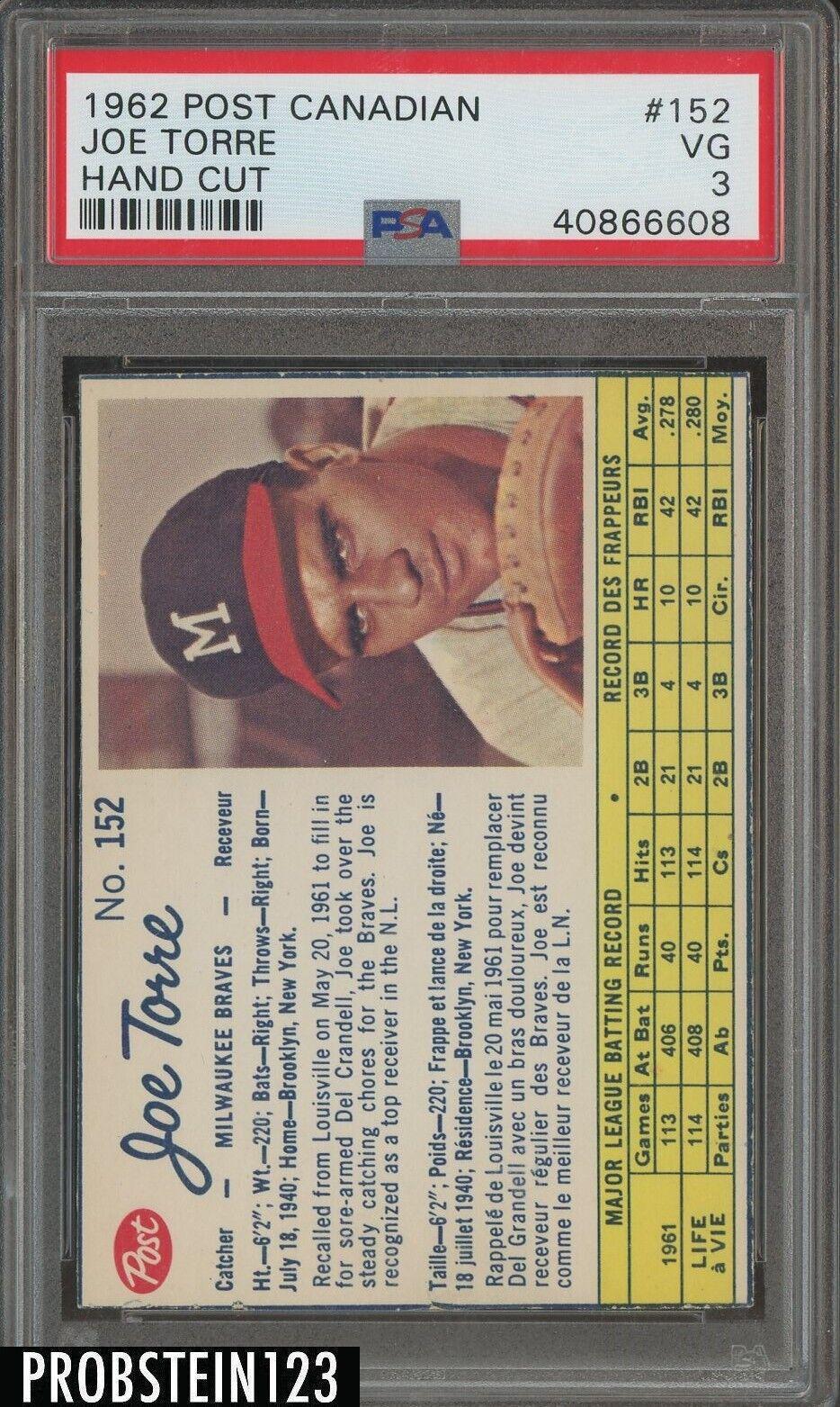 Joe Torre [Hand Cut] #152