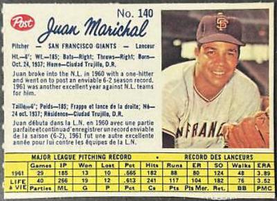 Juan Marichal [Hand Cut] #140