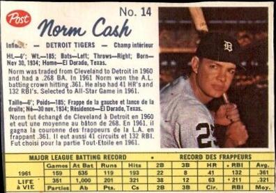 Norm Cash [Hand Cut] #14