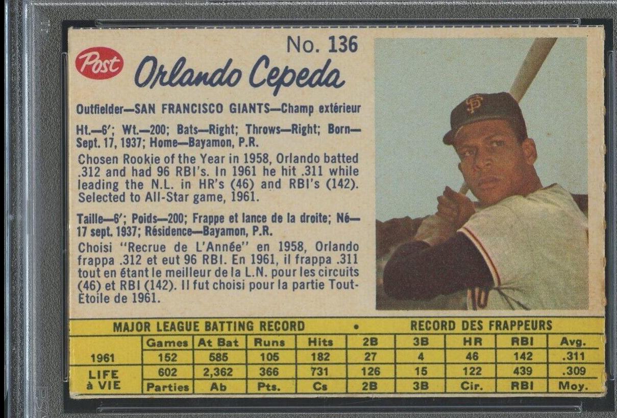 Orlando Cepeda [Perforated Hand Cut] #136