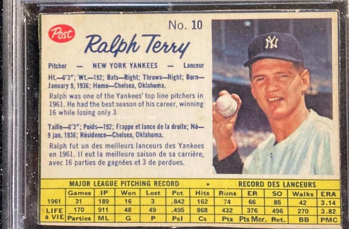 Ralph Terry [Hand Cut] #10