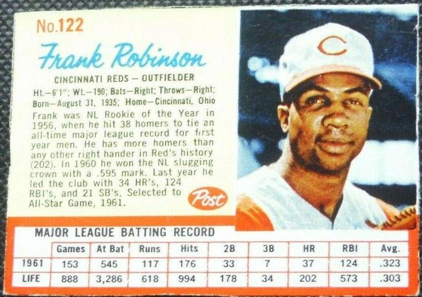 Frank Robinson [Hand Cut] #122