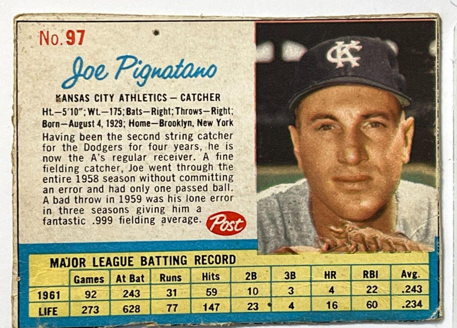 Joe Pignatano [Hand Cut] #97