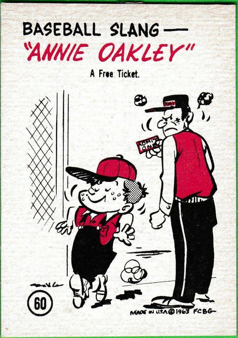 Baseball Slang [Annie Oakley] #60
