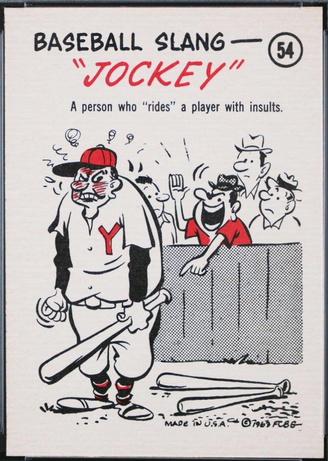 Baseball Slang [Jockey] #54