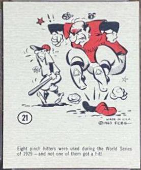 Eight Pinch Hitters Used #21