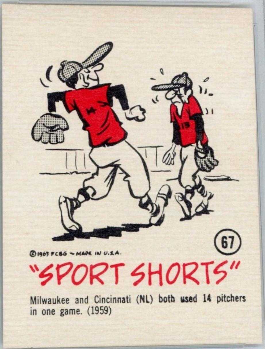 Fourteen Pitchers [Used in Game] #67