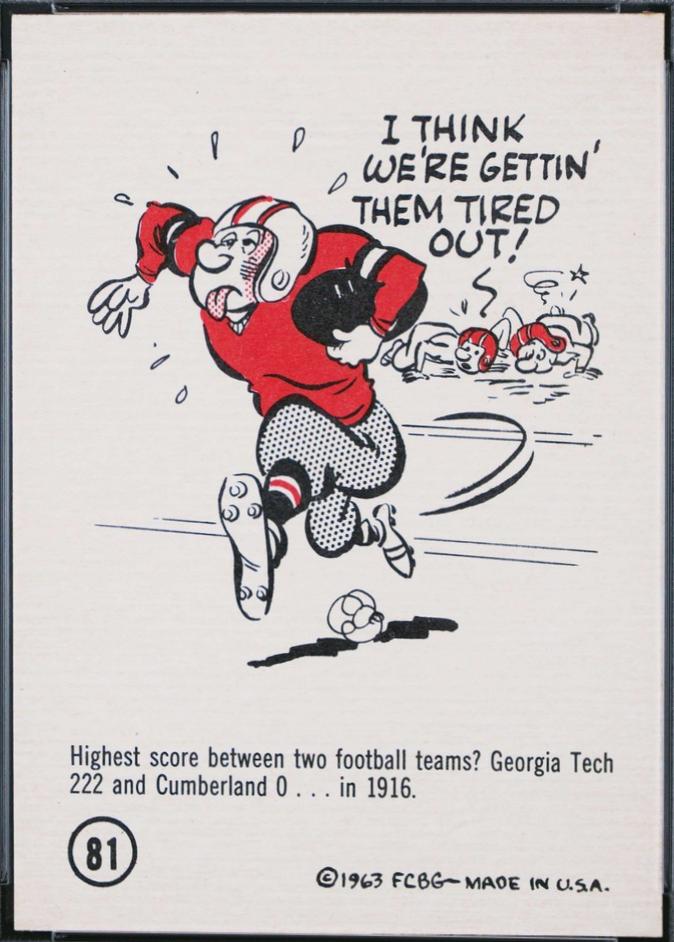 Georgia Tech 222 [Cumberland 0] #81