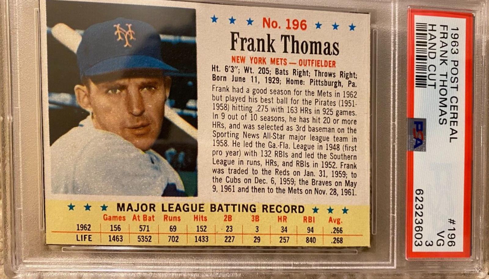Frank Thomas [Hand Cut] #196