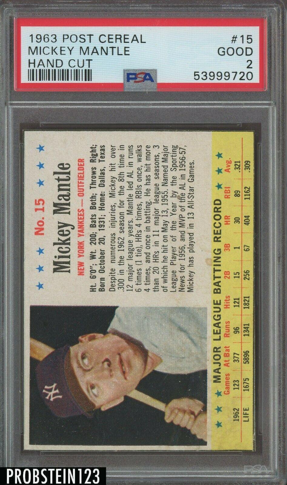 Mickey Mantle [Hand Cut] #15
