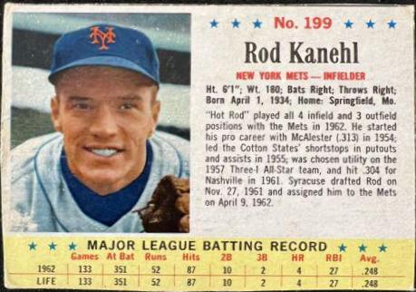 Rod Kanehl [Hand Cut] #199