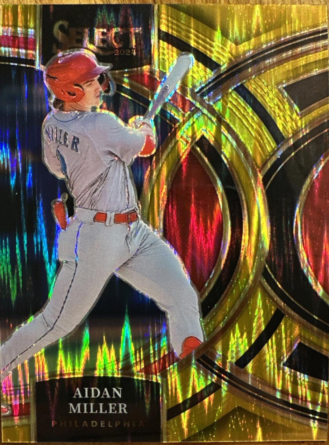 Aidan Miller [Gold Flash Prizm] #56