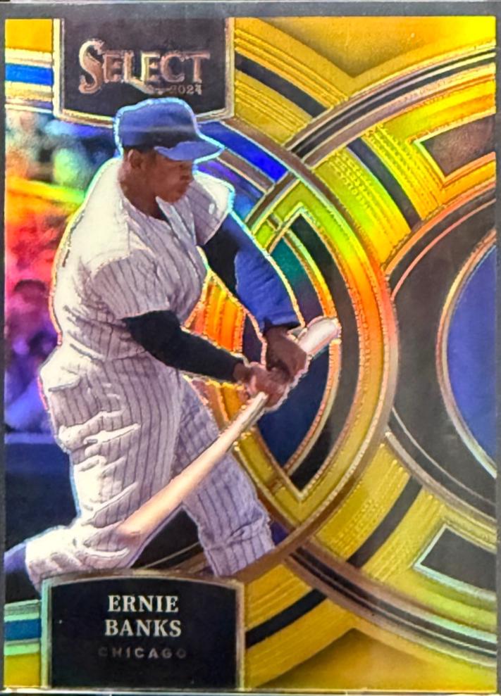 Ernie Banks [Gold Prizm] #92