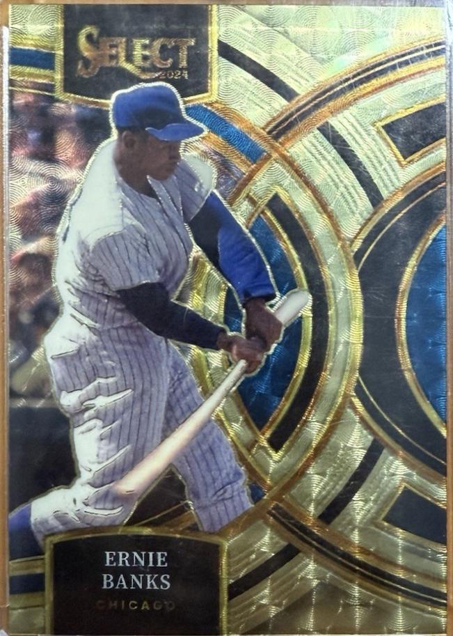 Ernie Banks [Gold Vinyl Prizm] #92