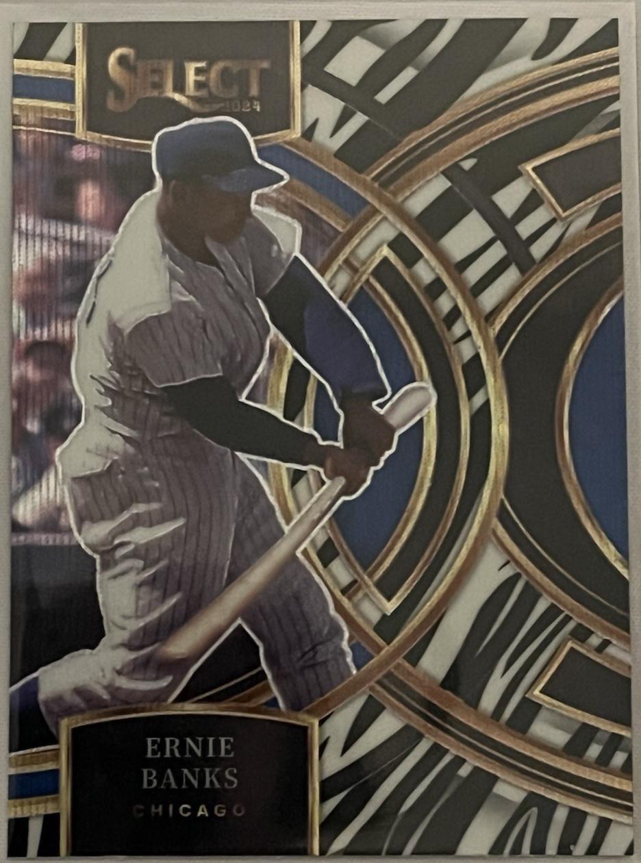 Ernie Banks [Zebra Prizm] #92