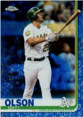 Matt Olson [Blue Wave Refractor] #66