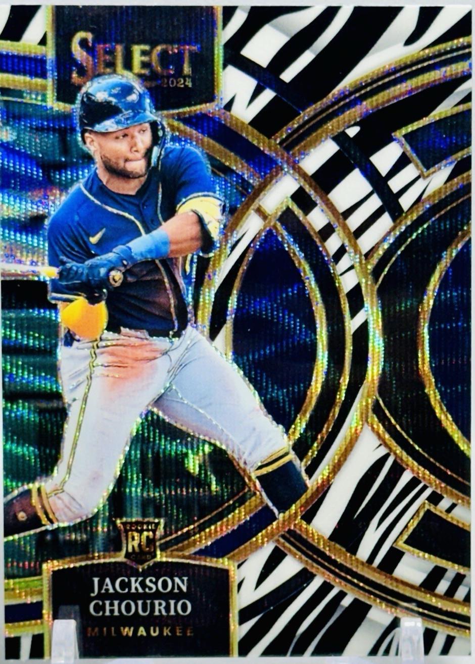 Jackson Chourio [Zebra Prizm] #8