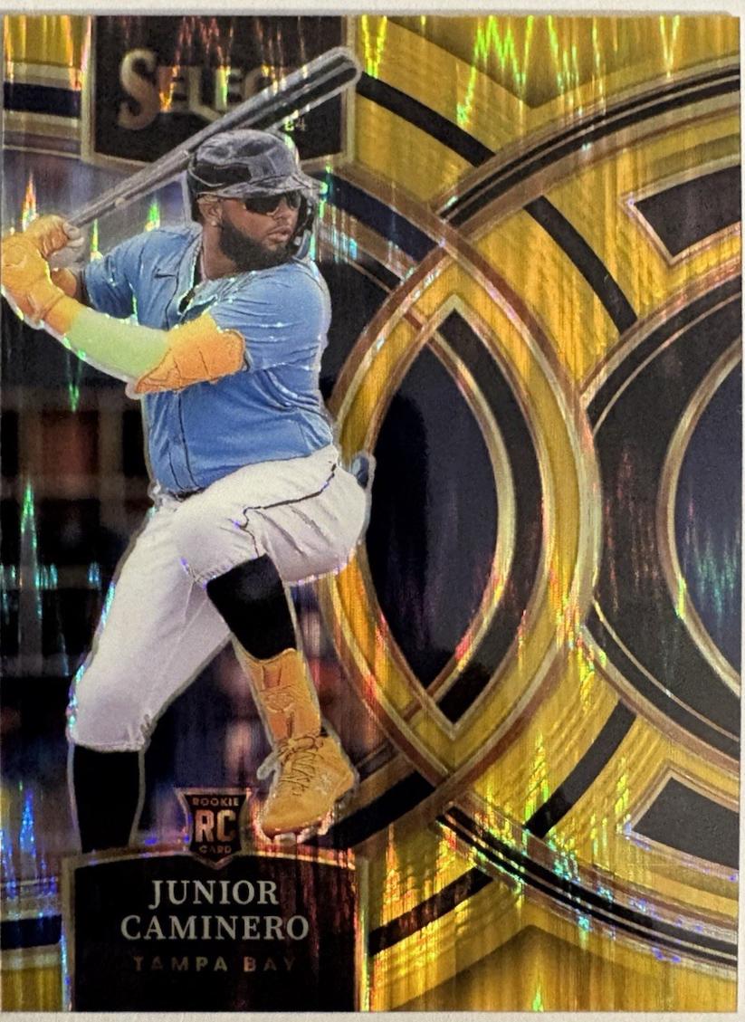 Junior Caminero [Gold Flash Prizm] #63