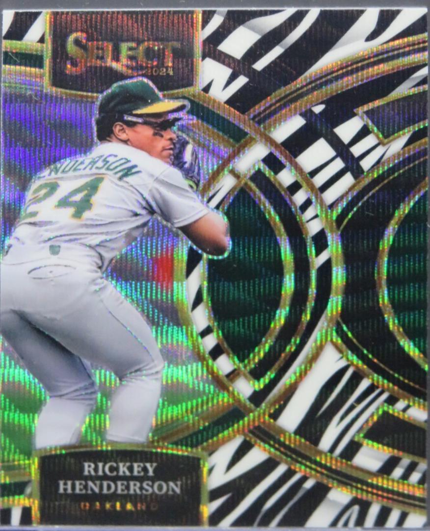 Rickey Henderson [Zebra Prizm] #15