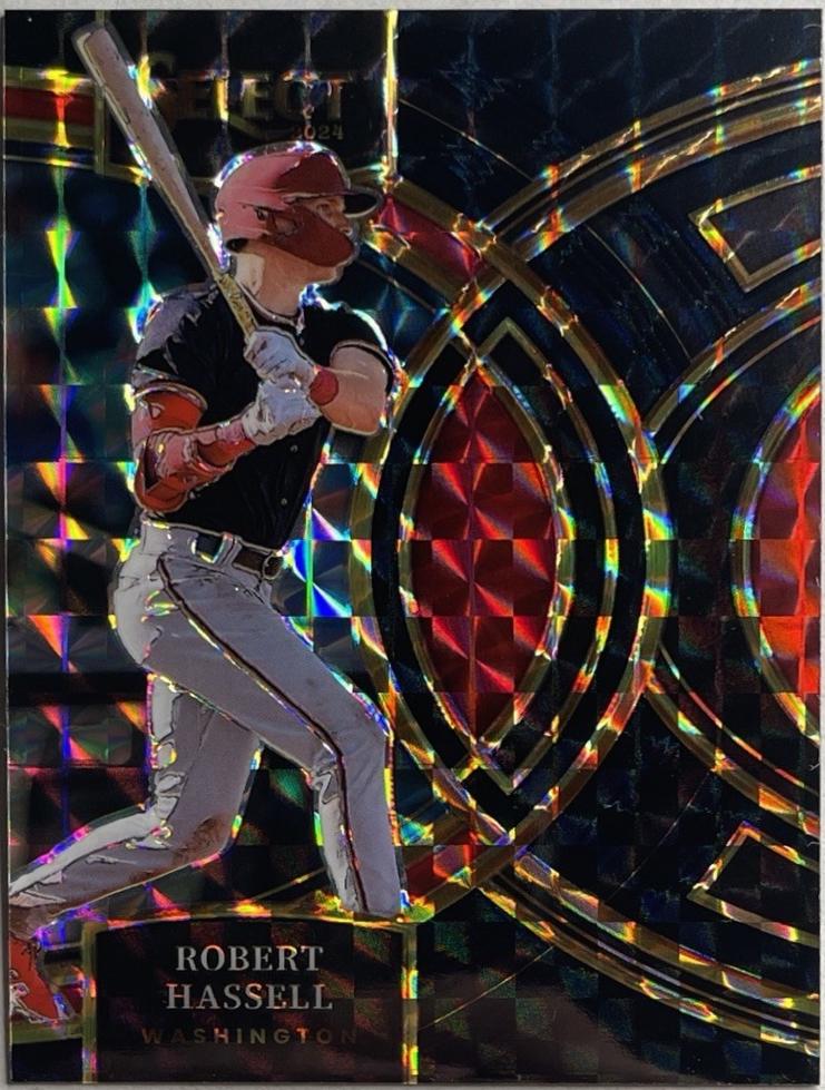 Robert Hassell [Black Finite Prizm] #98