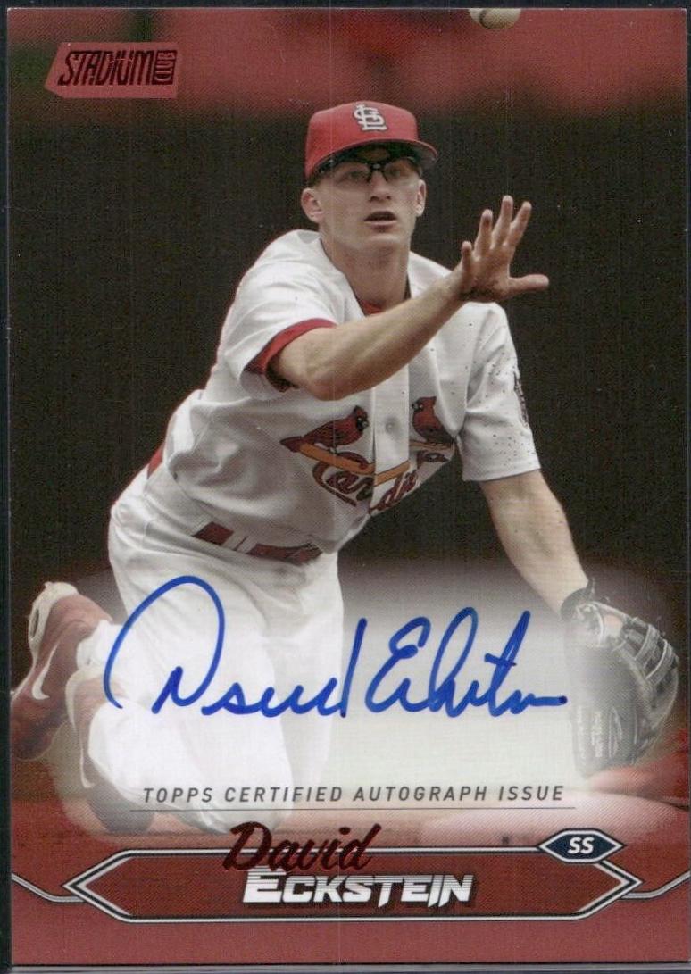 David Eckstein [Red Foil] #SCBA-DE