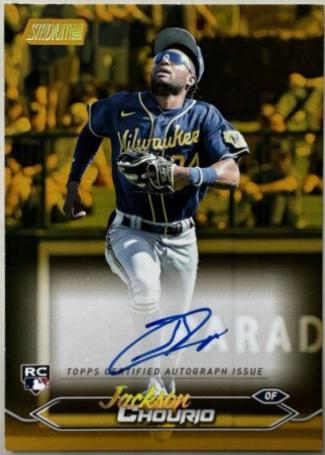 Jackson Chourio [Gold Rainbow] #SCBA-JCH