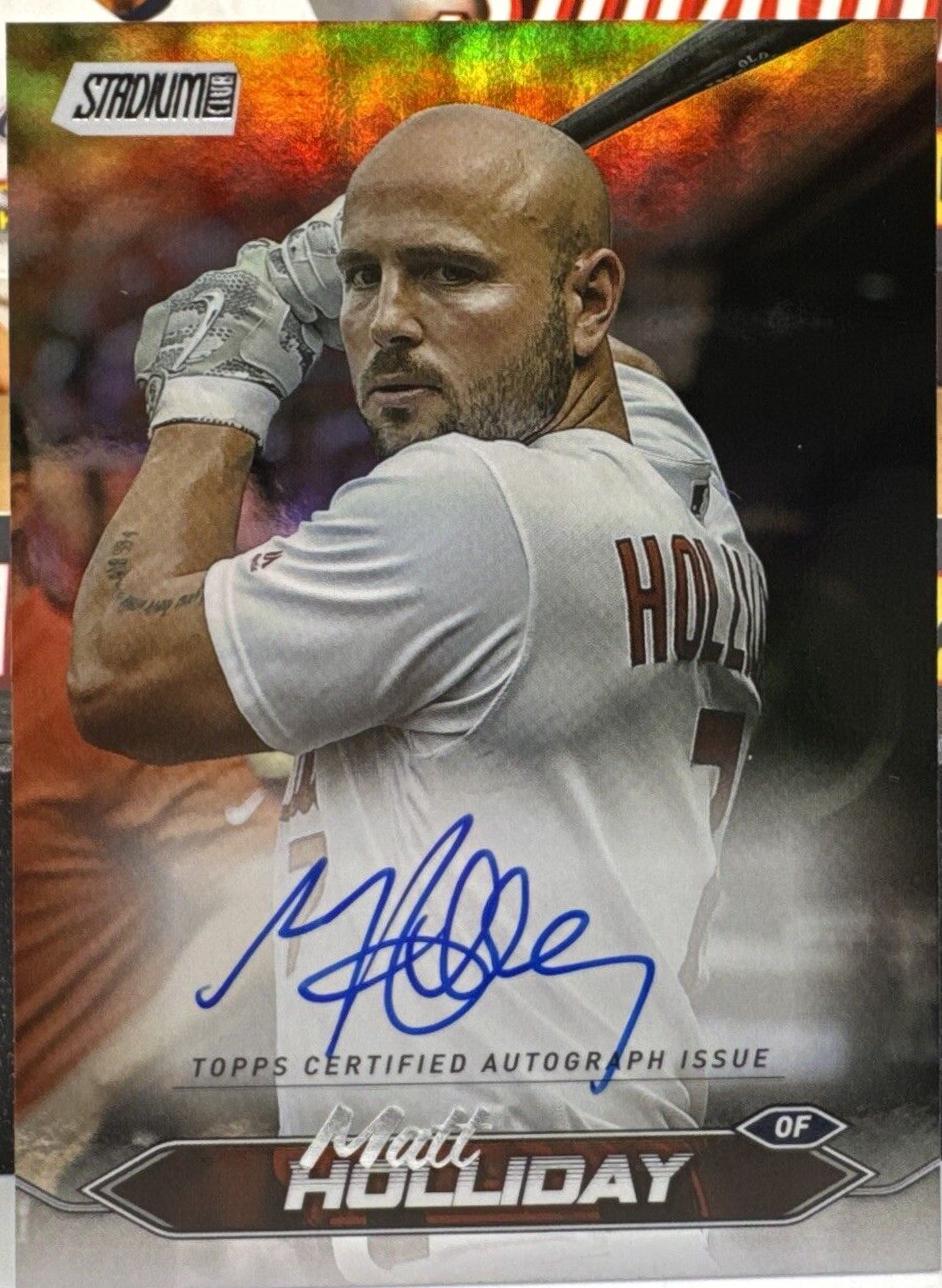 Matt Holliday [Rainbow Foilboard] #SCBA-MH